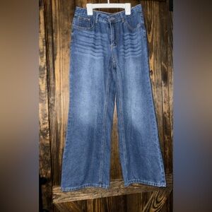 Forever 21 Blue Flare Jeans